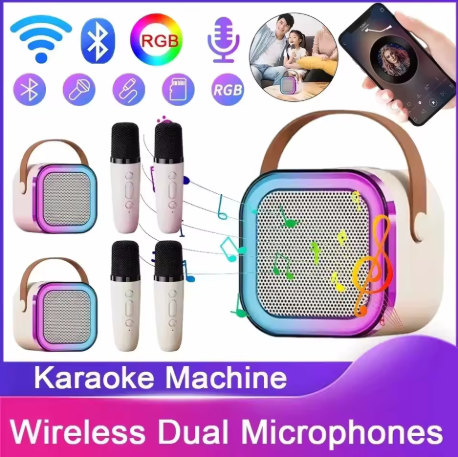 Mini Bluetooth Speaker + 2 Mics