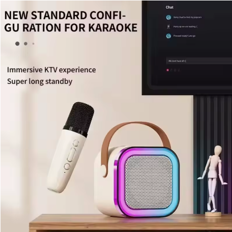 Mini Bluetooth Speaker + 2 Mics