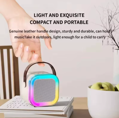 Mini Bluetooth Speaker + 2 Mics
